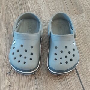 CROCS Kids Gray Slip-On Shoes